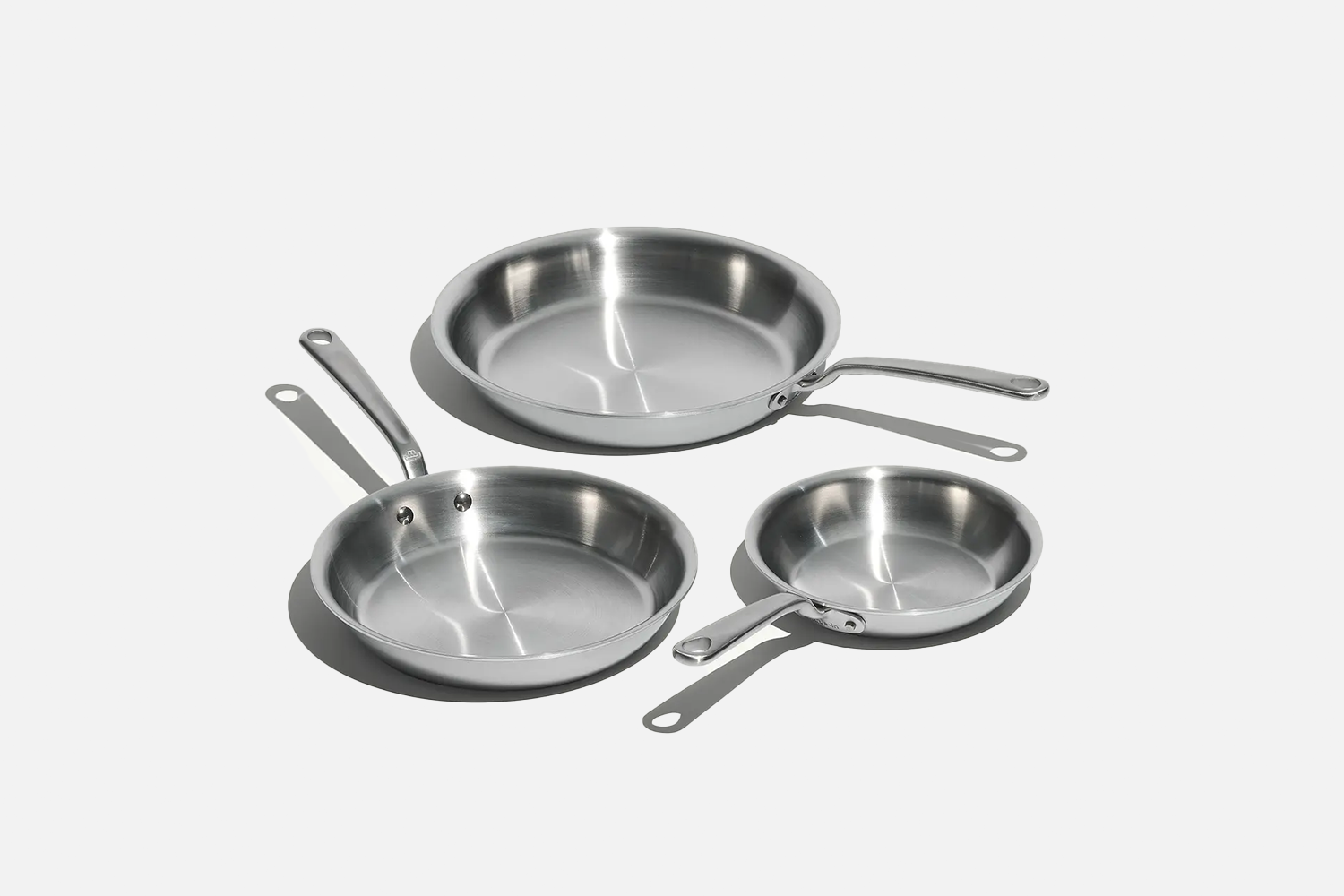 Made In Stainless Steel Clad Pan Set 