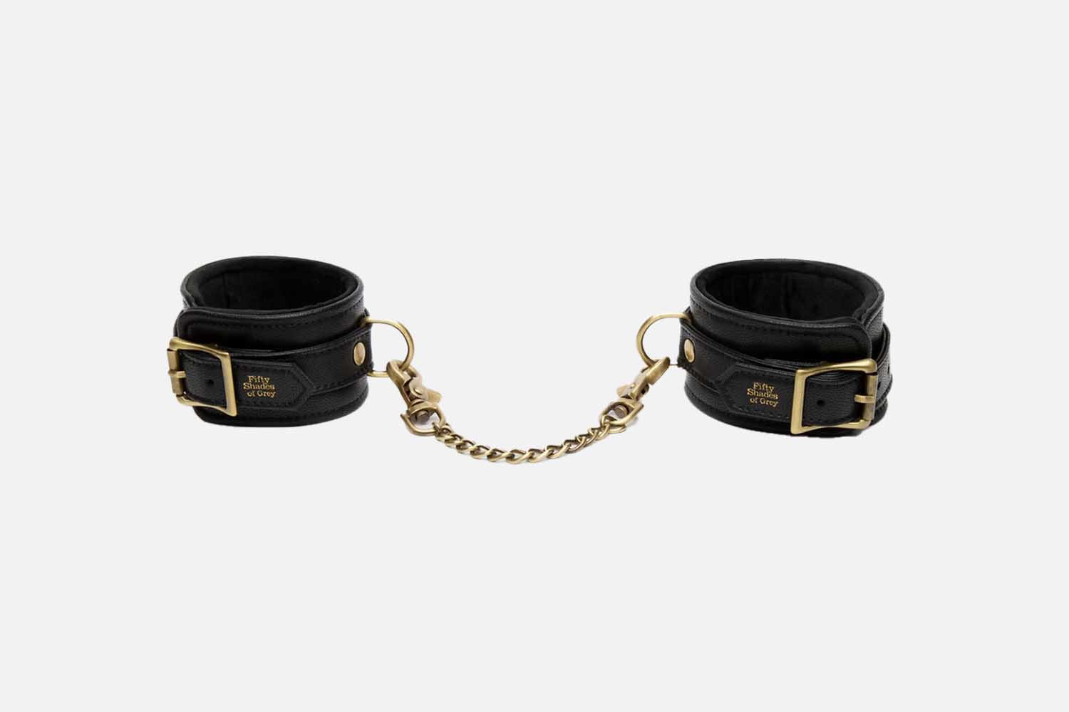 Fifty Shades of Grey Bound to You Faux Leather Wrist Cuffs